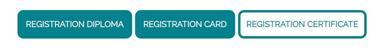CPSO Member Portal - Registration Certificate button screenshot